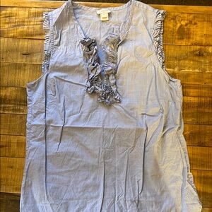 Light Blue Sleeveless Top